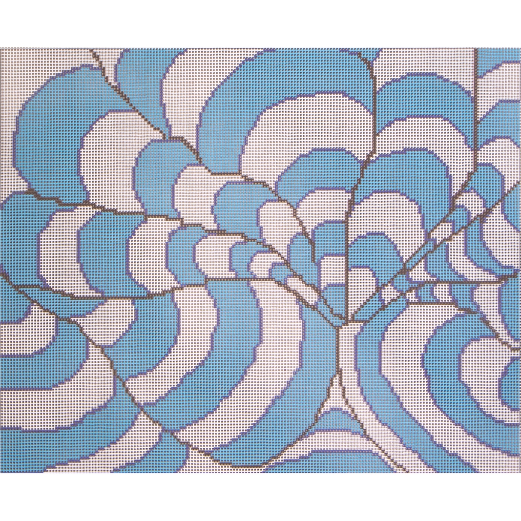 Blue Lagoon Needlepoint Canvas ONLY