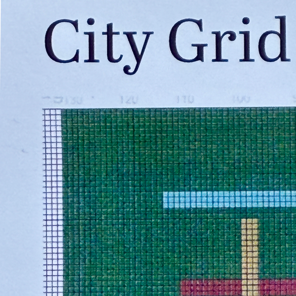 City Grid Needlepoint Kit