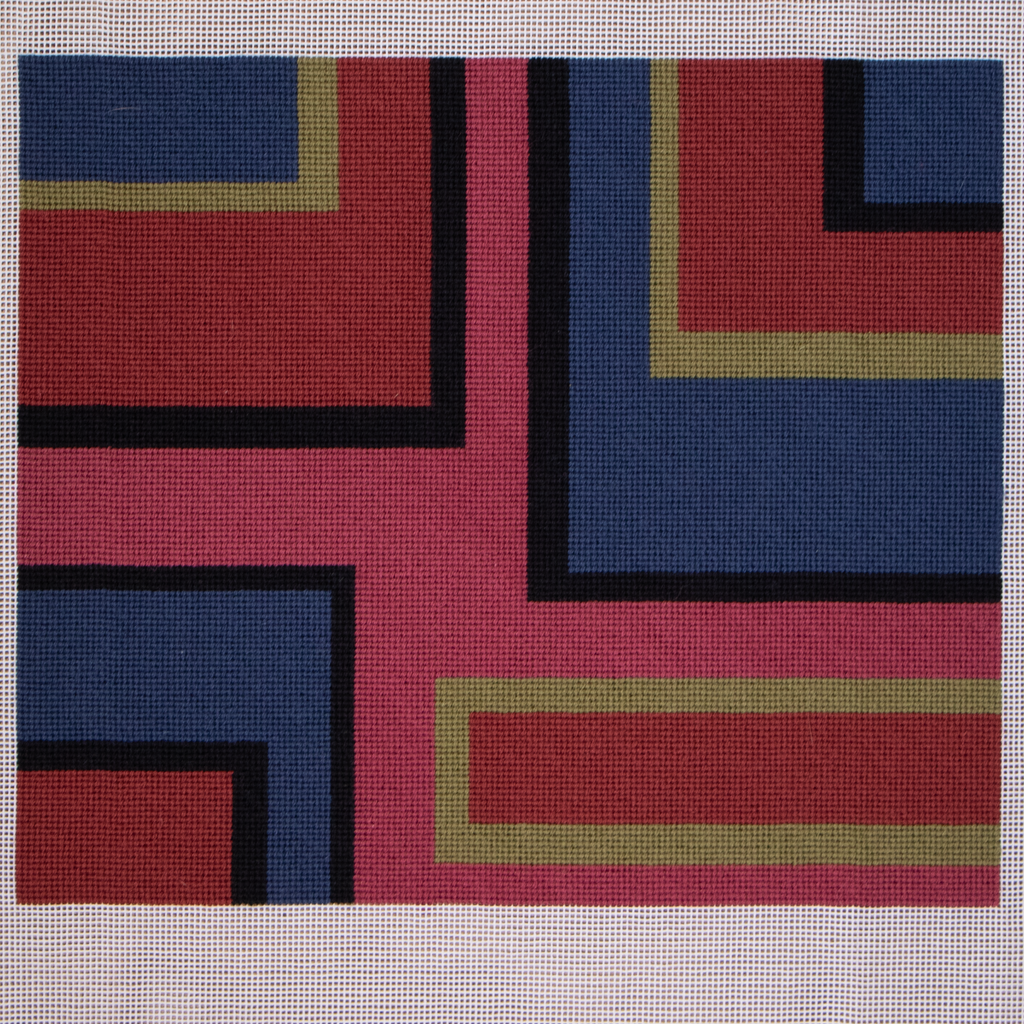 Future Red Needlepoint Canvas ONLY