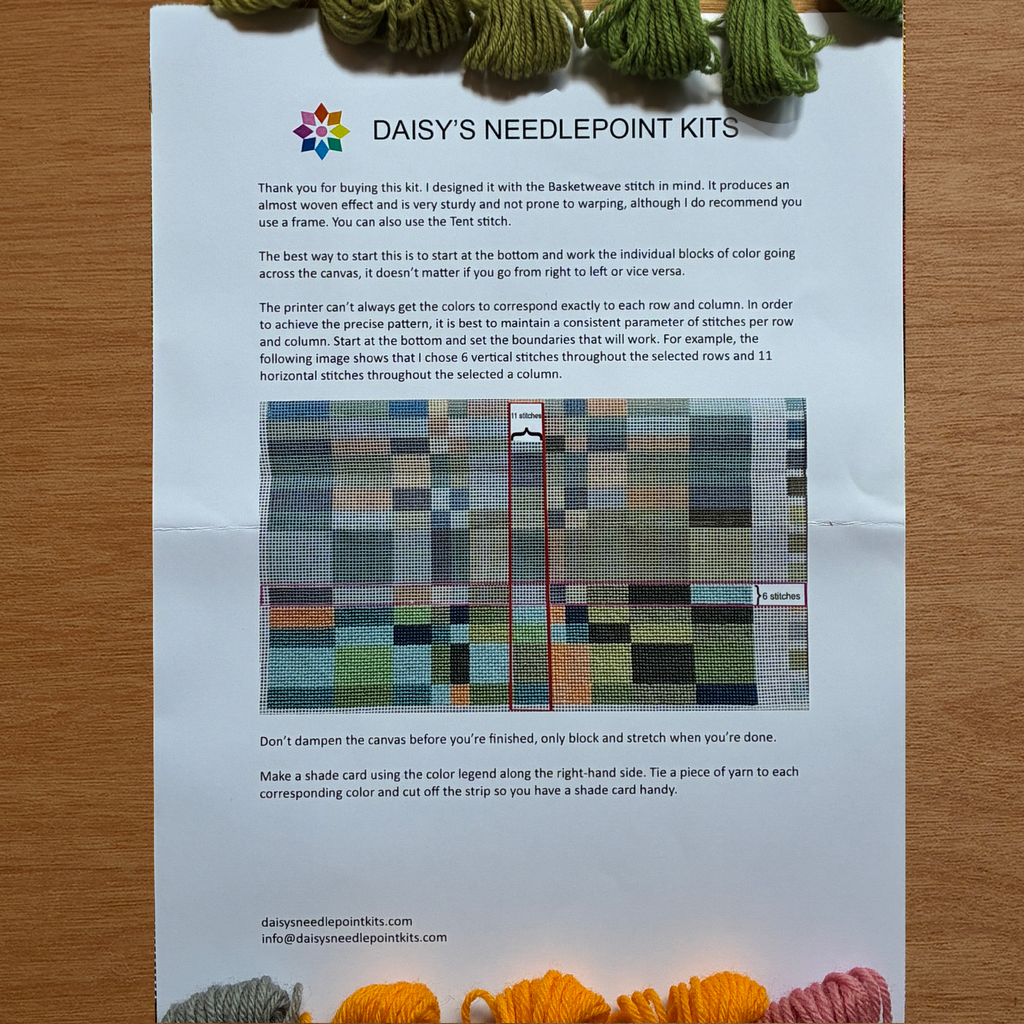 Vineyard Needlepoint Kit
