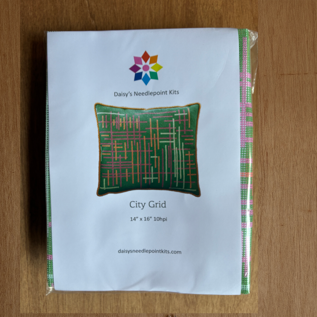 City Grid Needlepoint Kit